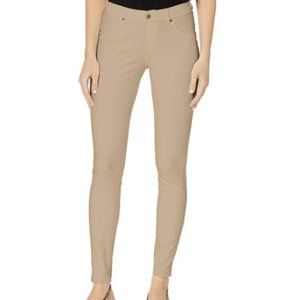 HUE Sandbar Light Brown Essential Denim Leggings Women's Sz Small U16924
